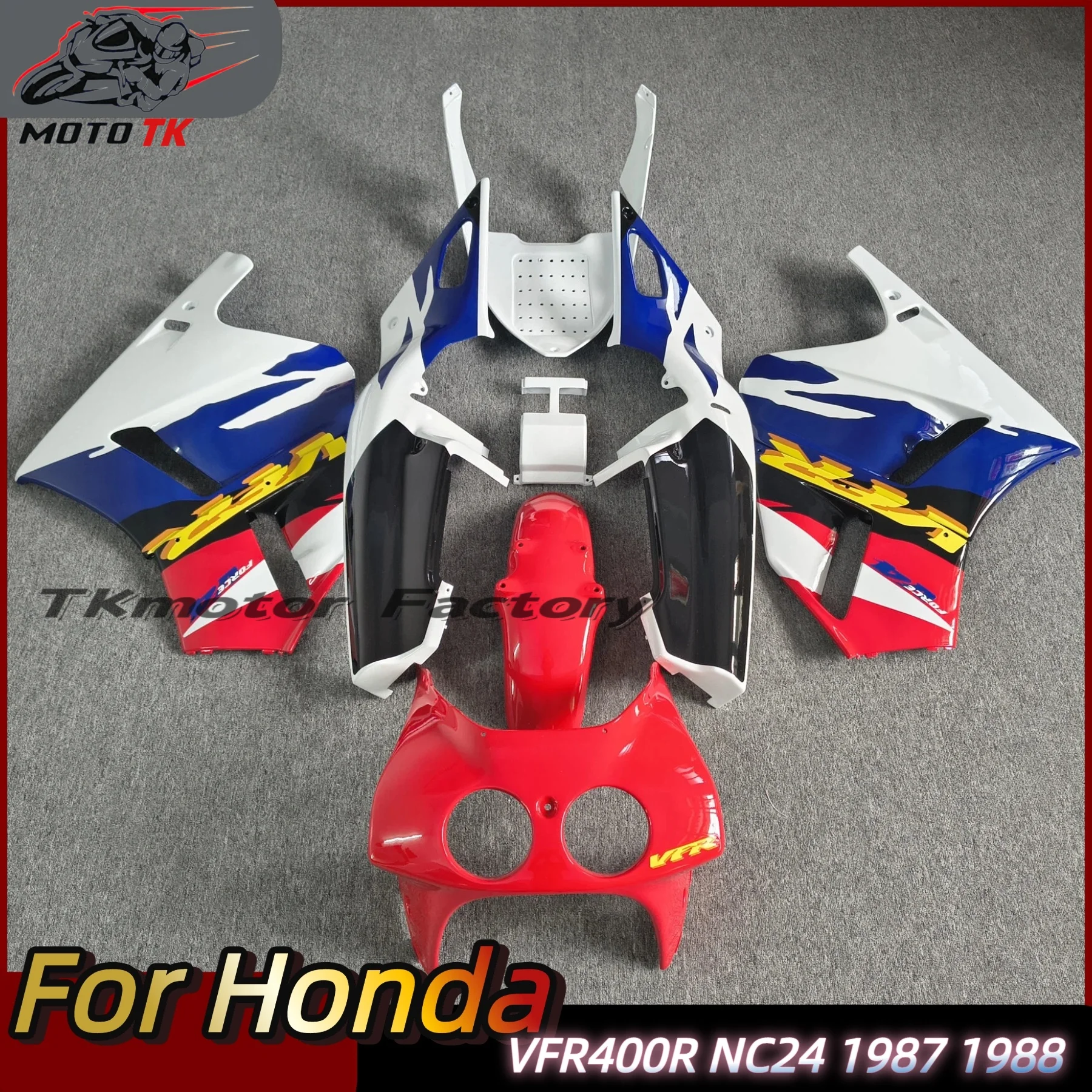 

Оранжево-черный обвес для HONDA VFR400R NC24 VFR400RR 87 88 VFR 400 R RR VFR400R 400R 1987 1988