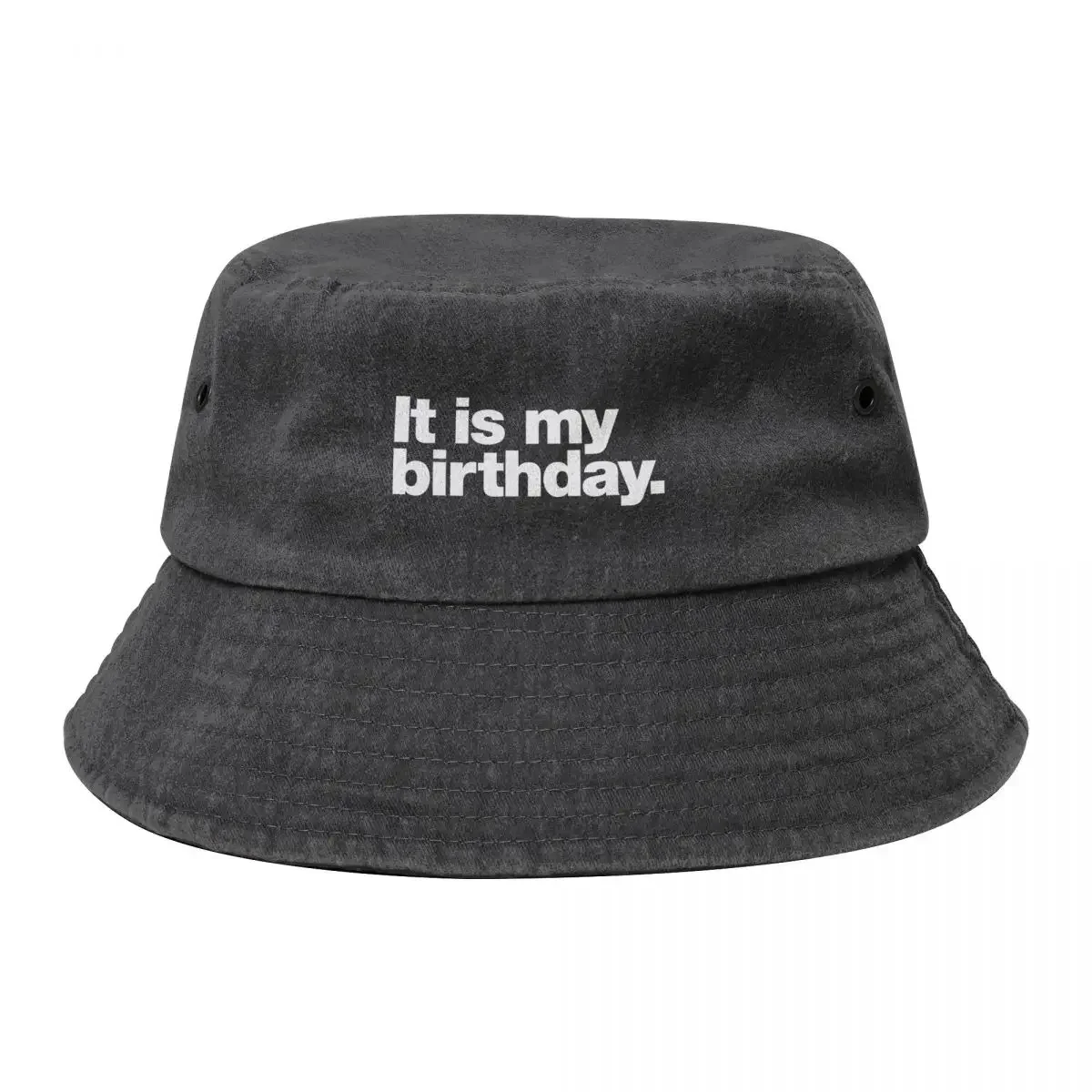 It is my birthday. Bucket Hat Hat Man For The Sun Kids Hat Fishing cap Men Women's