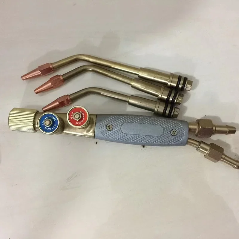 Pistola de soldadura de propano de acetileno y oxígeno con soplete de soldadura de gas giratorio