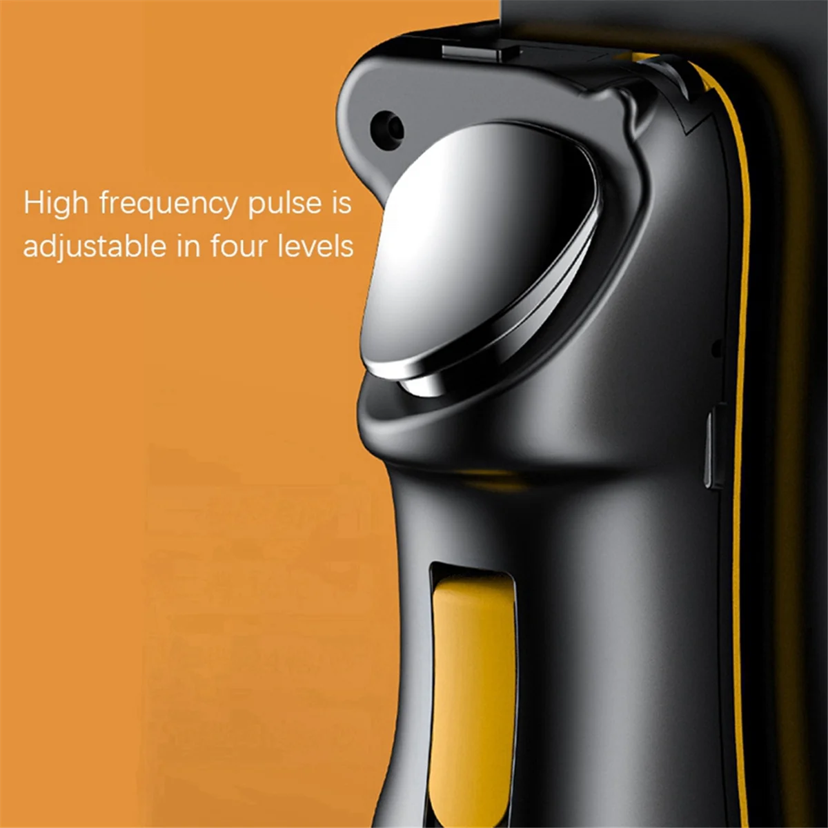 Bfyl-seis dedos para ipad pubg controlador capacitância ajustável gatilho de jogo móvel l1r1 botão gamepad joystick aperto amarelo