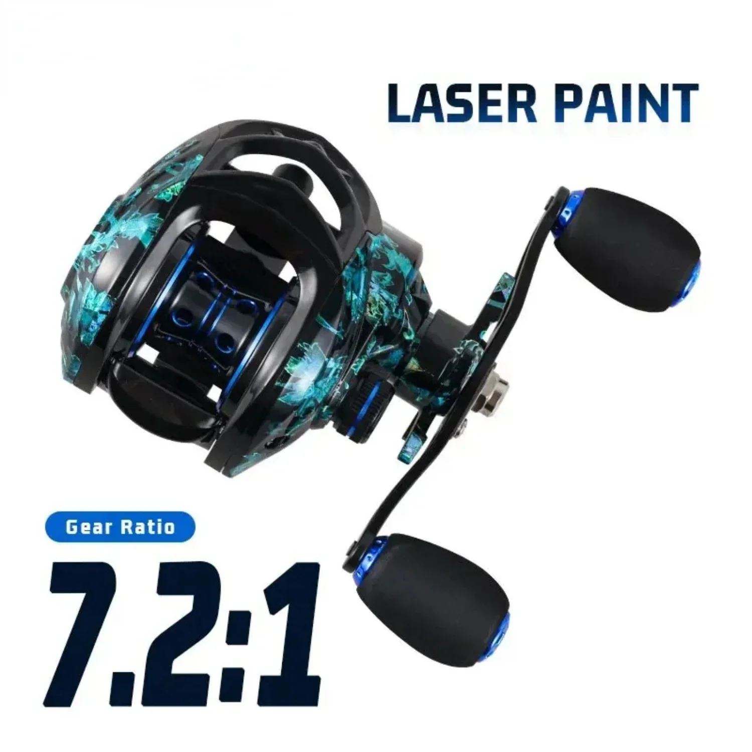 

Baitcasting Fishing Reel Metal Long-Range Anti Explosion Line Brake 7.2 1 Micro Fishing Reel