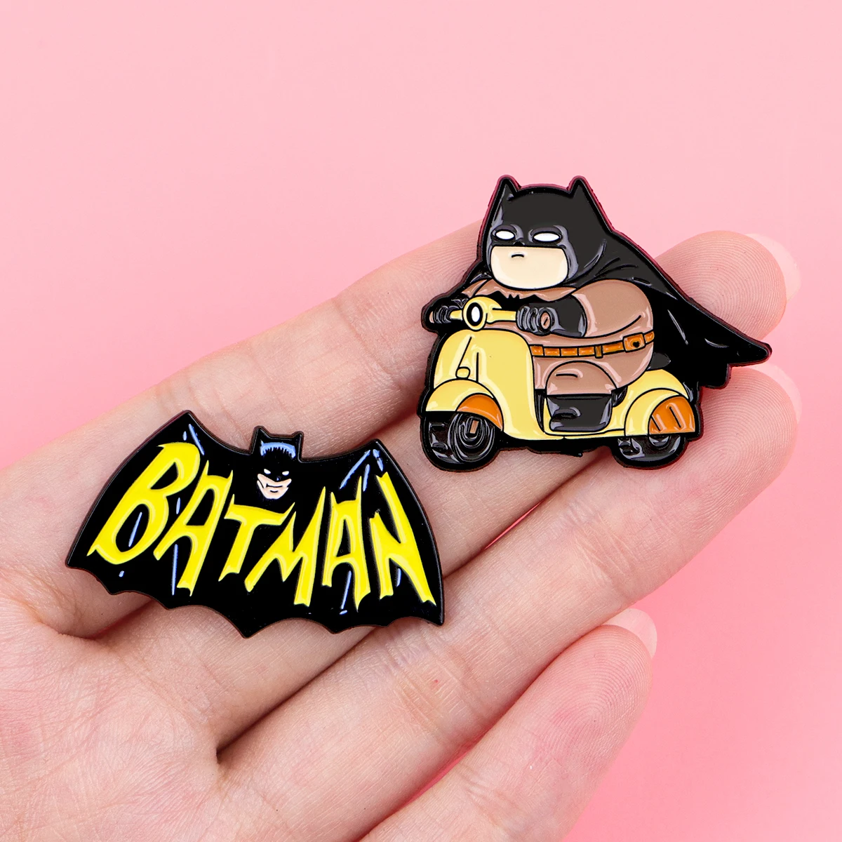 

Cool Man Enamel Pins Cartoon Character Brooches Badge Lapel Pin For Backpack Clothes Accessories Movie Jewelry Birthday Gifts