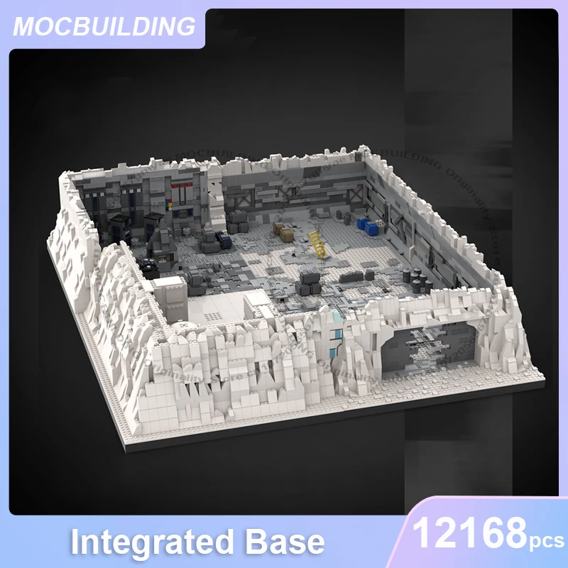 Base or Parking or Runway or Command Center or Hospital MOC Building Blocks DIY Assemble Bricks Space Architecture Toys Gifts