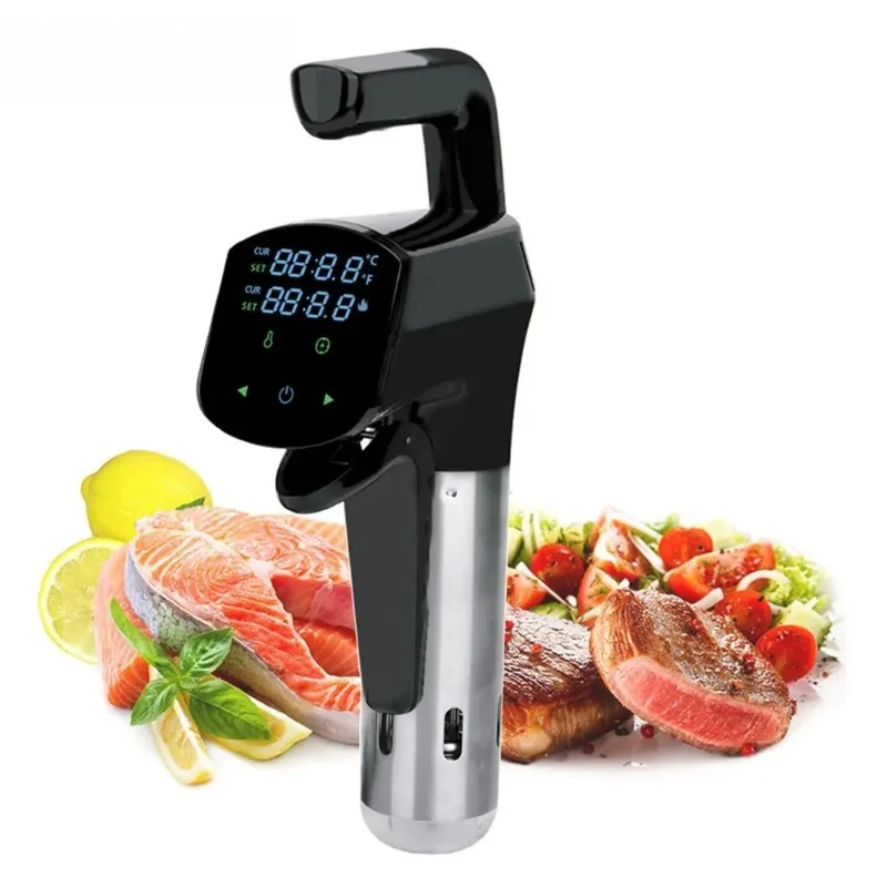 1100W Generation IPX7 Waterproof Sous Vide Immersion Circulator Vacuum Slow Cooker with LCD Digital Cooker LCD Touch Immersion