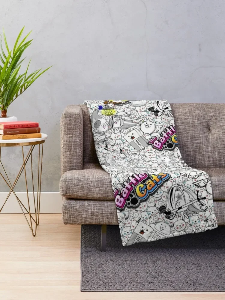 Battle Cats Throw Blanket Vintage valentine gift ideas Blankets