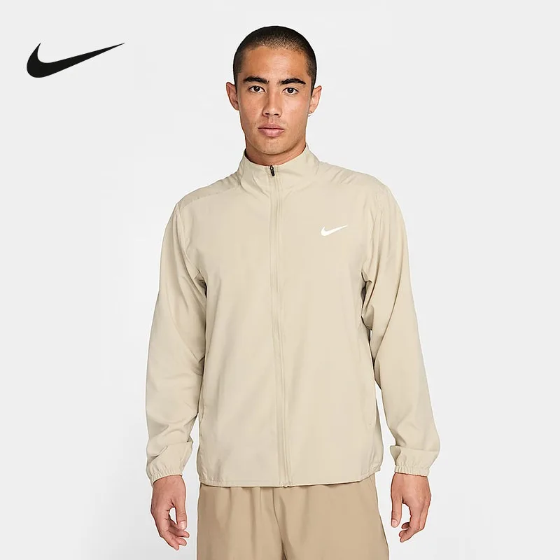 Nike Woven Washed Oversized Woven Jacket Spring Autumn Grunge Retro Soft Loose Street Outer TopFB7500-251 1PCS