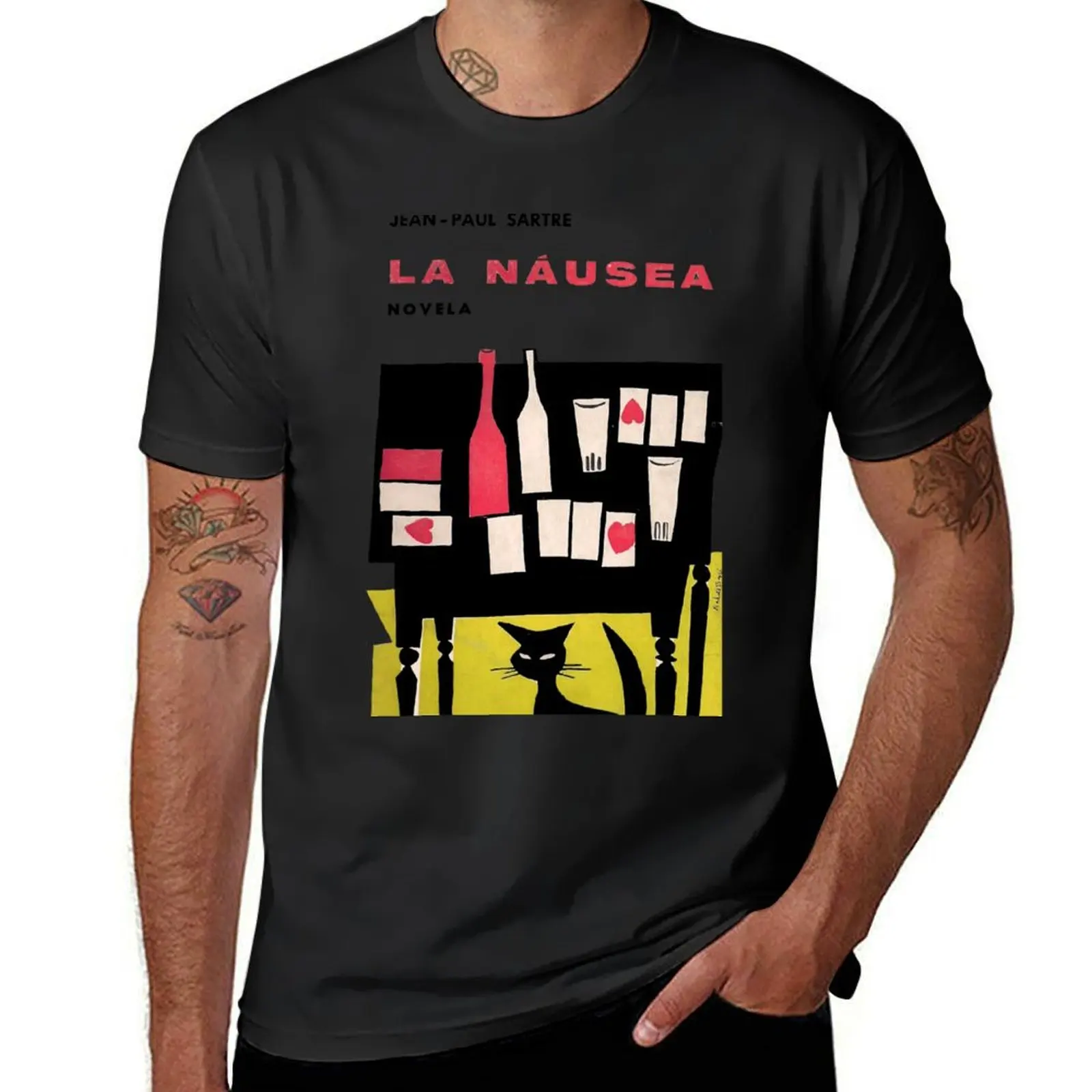 La Nausea T-Shirt oversized customs design your own sports fans hippie clothes men clothings