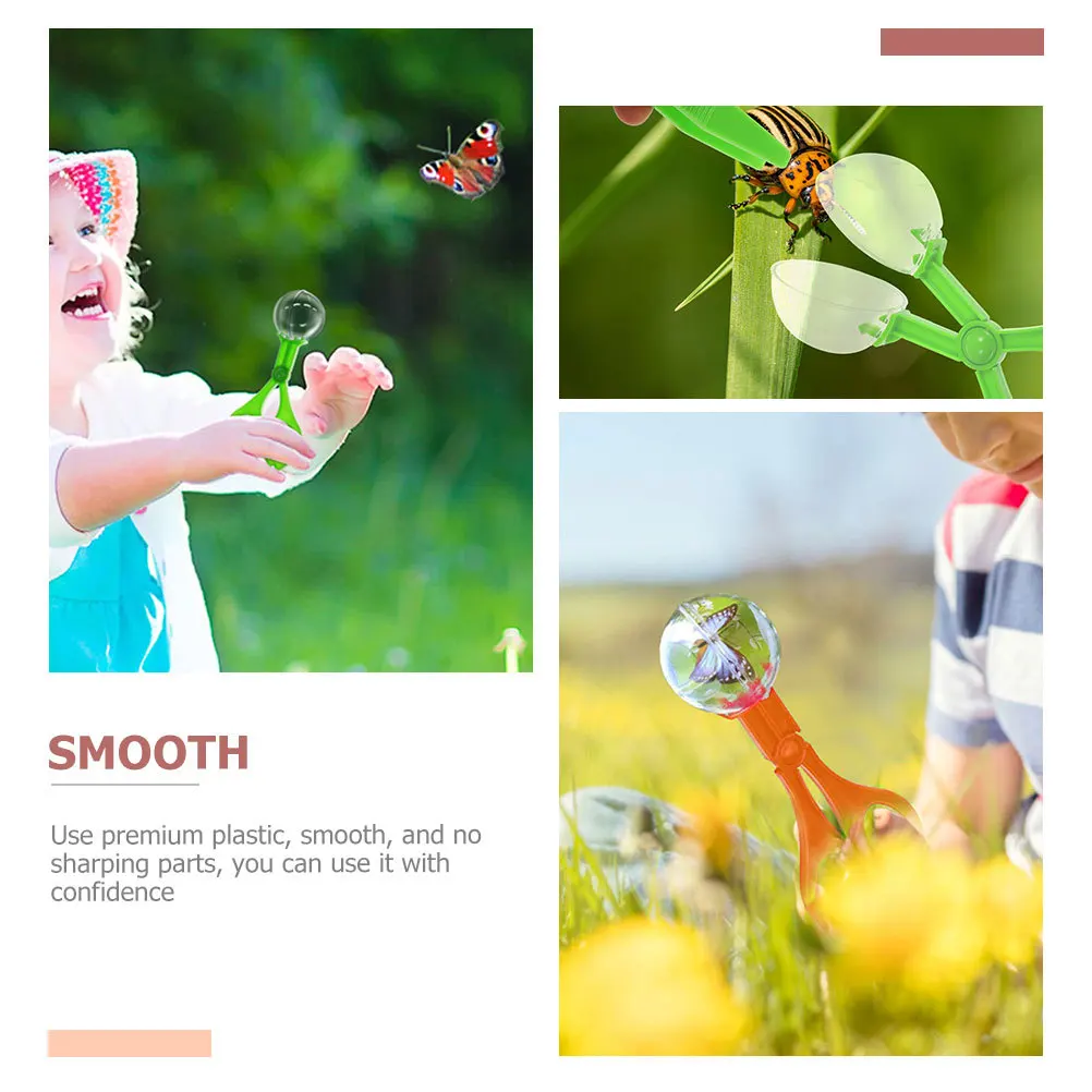 

12 шт., зажимы для ножниц для насекомых, детский безопасный уличный ловец насекомых, обучающий инструмент для детей, развлечение природы, развлечение