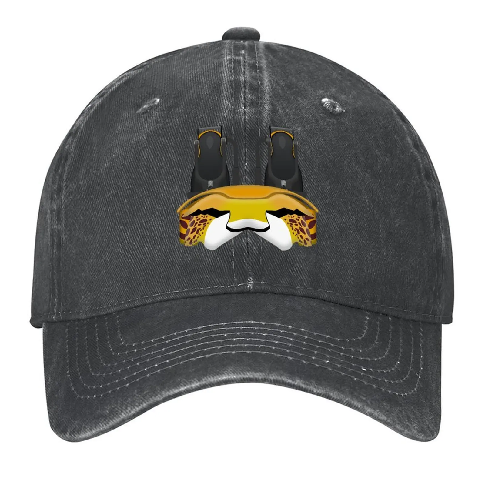 

cheetah hunting front train Baseball Cap Winter hat Custom Cap sailor cap for men Brand Man Female Men's