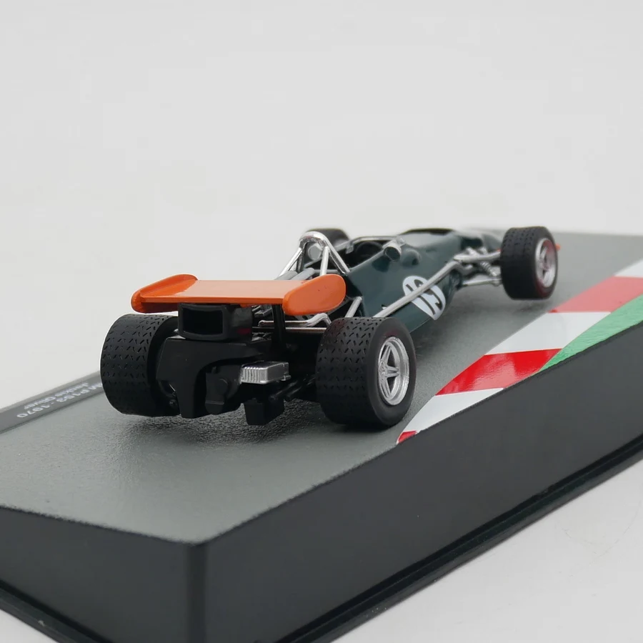 Ixo Racing BRM P153 1970 Jackie Oliver Diecast Car Model, Veículo de brinquedo metálico, 1:43