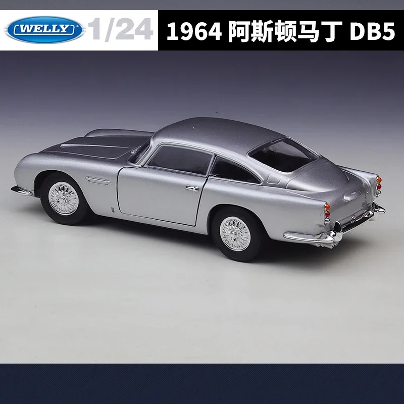 WELLY 1:24 أستون مارتن DB5 1964 سبيكة سيارة Diecasts ولعبة المركبات نموذج سيارة مصغرة مقياس نموذج سيارة لعبة للأطفال