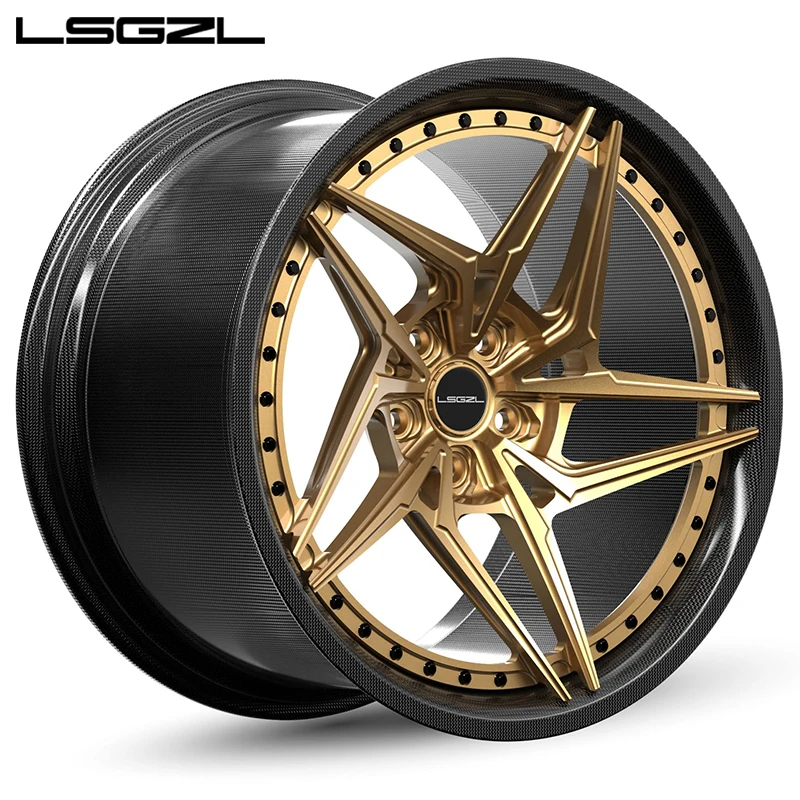 

Custom Full Carbon Fiber Wheel 18 19 20 21inch For Mercedes C8 911 Luxury Forged Rims 5x120 5x114.3 5x130