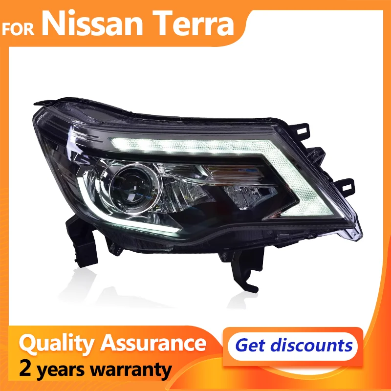 Car LED Headlight for Nissan Terra 2018-2023 LED Headlights DRL Dynamic Turn signal LED Lamp Projector Lens Автомобильные лампы