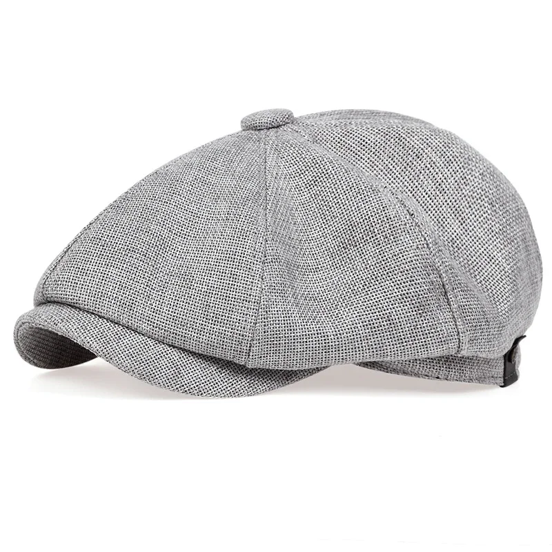Retro Newsboy Caps für Herren, achteckige Hüte, britische Malerhüte, Herbst-Winter-Baskenmützen, Fischgrätmuster-Flatcaps, Hip-Hop-Baskenmützen, Gorras