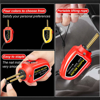 B-Est Portable Mini Hot Staplers Plastic Welding Machine Car Bumper Repair Kit Handheld Kit Auto Dents Repair EU Plug Red Easy T