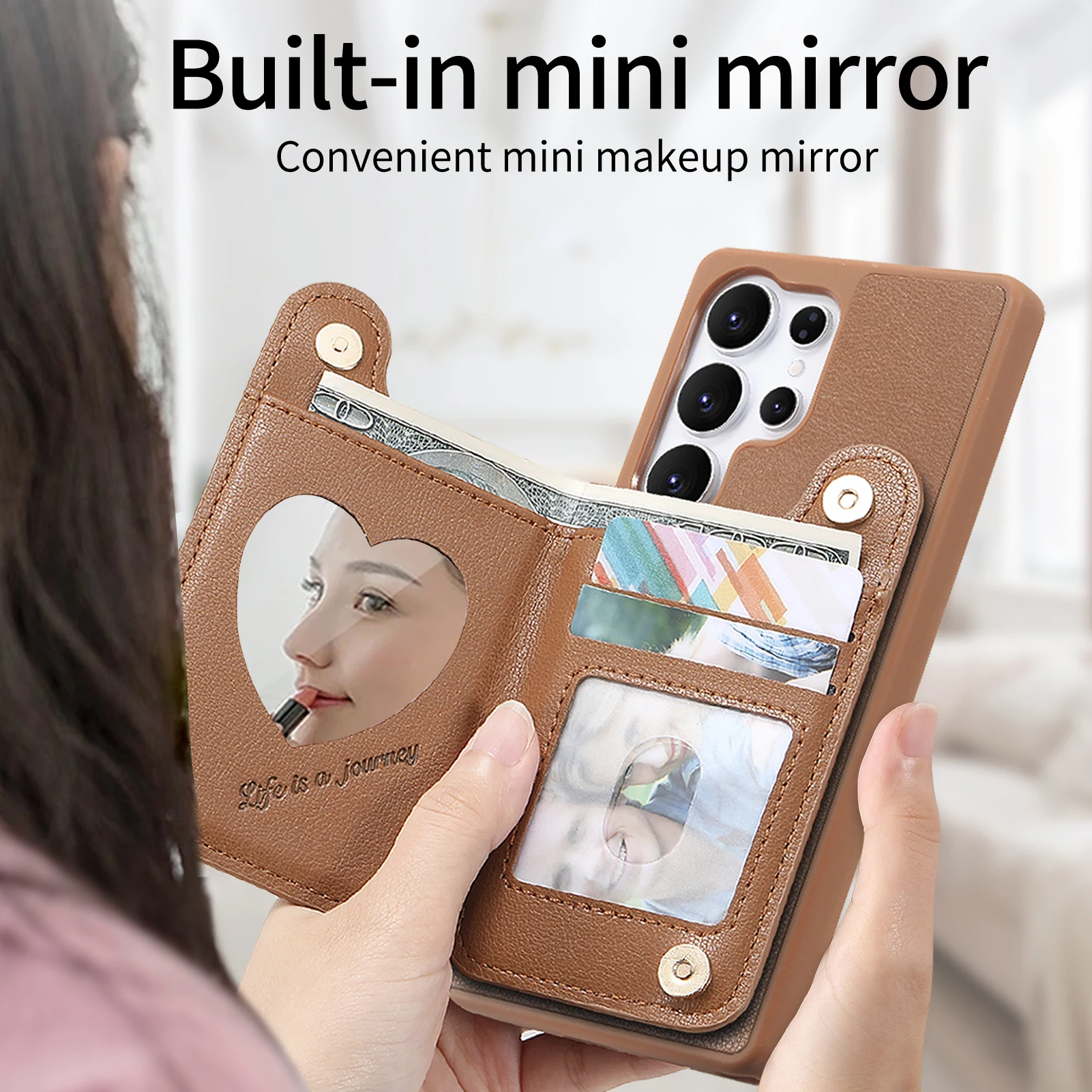 Flip Leather Wallet Card Slot - Samsung Galaxy S24 ulasan dan harga