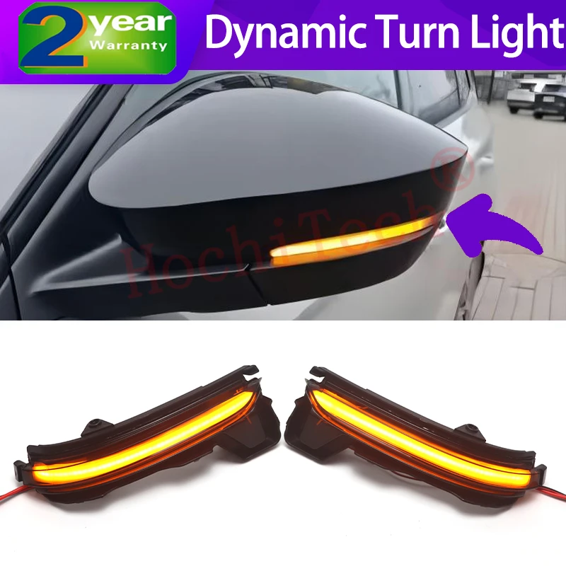 

Dynamic Turn Signal LED Side Mirror Indicator Blinker Sequential Lamp for Skoda Kodiaq Pre-facelift 2016-2020 Karoq 2017-2020