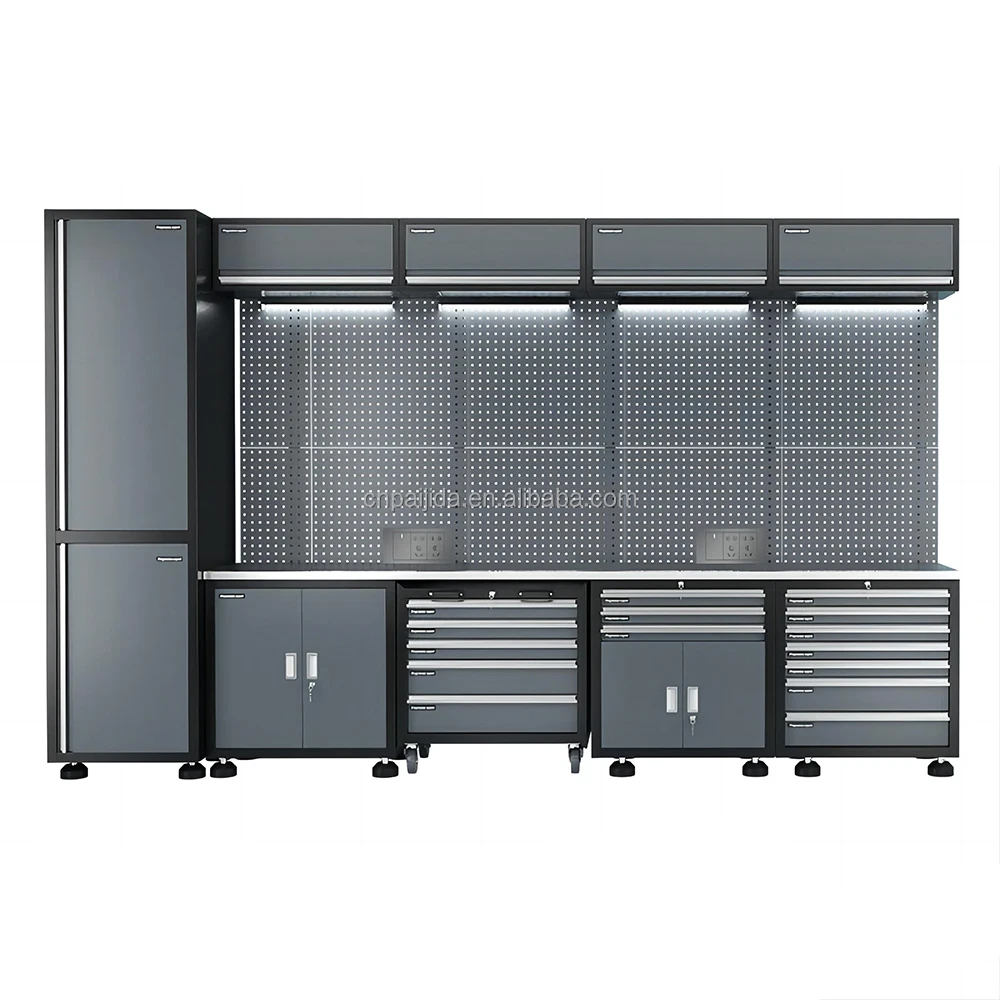 Professional Steel Tool Cabinet Workbench Combination Professional Workshop Tool Cabinet Storage SystemATV&UTV