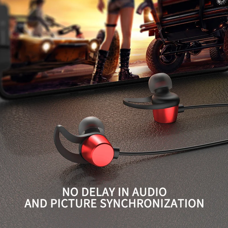 Tws Headphone Stereo Neck Hanging Large Capacity Battery Waterproof Sport Earbuds Headset Magnetic Wireless Earphone