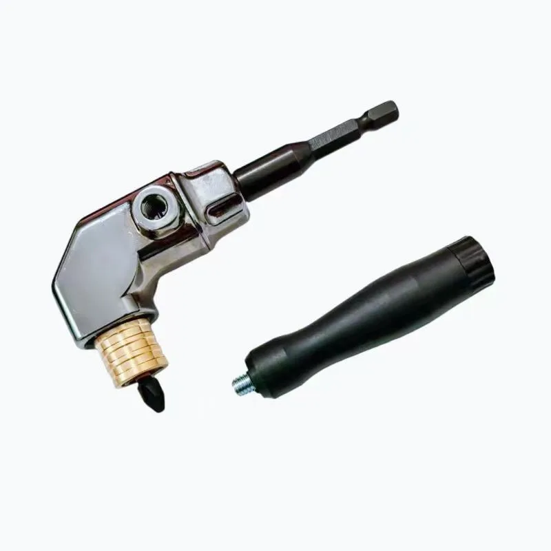 

Отвертка с угловым наконечником 90 градусов, угловой держатель для бит, для снятия винтов в ограниченном пространстве, практичный инструмент.