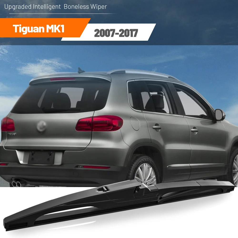13 "Heckscheibenwischerblatt Windschutzscheibe Windschutzscheibe Saubere Heckklappe Fenster Auto Regenbürste Für VW Tiguan MK1 2007 - 2017