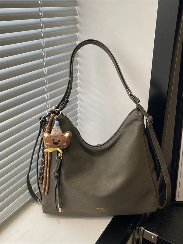 Spring 2026 Women's Commuter Tote Bag Casual Simple Style Double Shoulder Bag Single Shoulder Bag after Class Backpack Popular