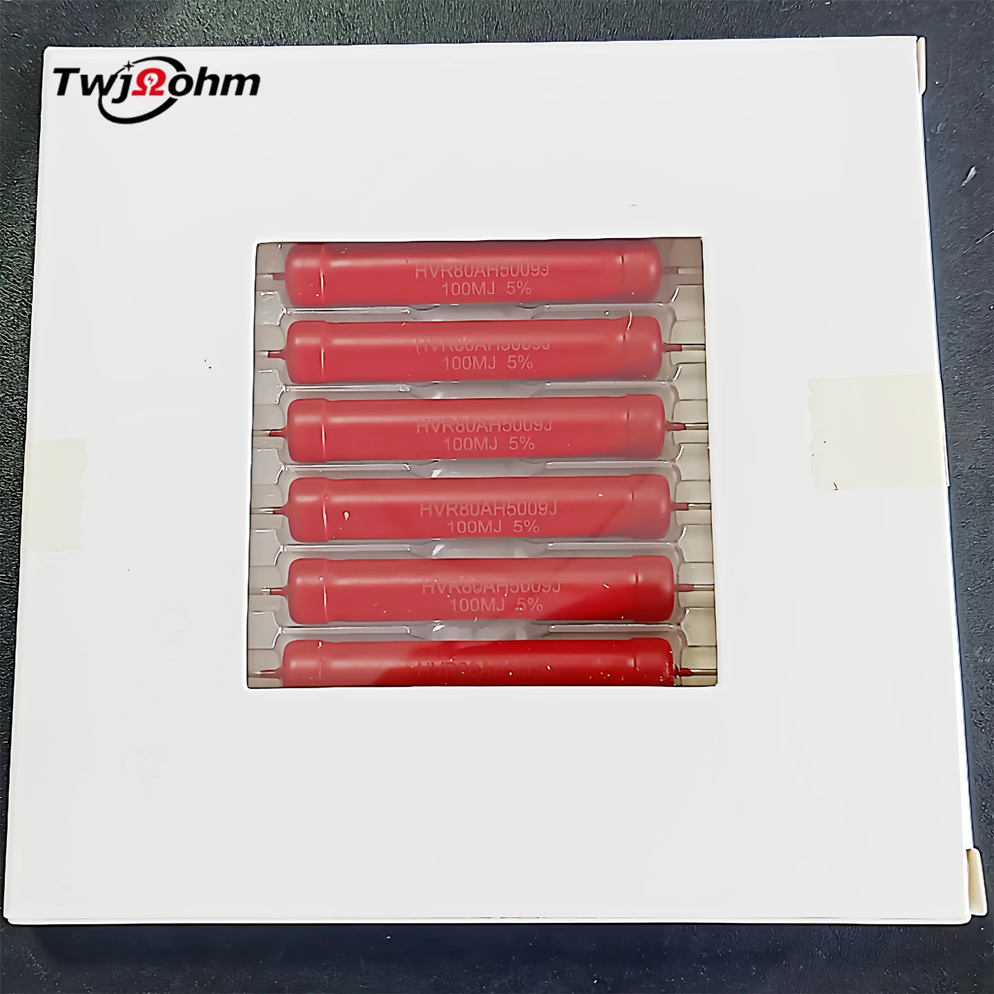 2Pcs HVR80AH5009 High voltage resistor 5W30K100K200K1M40M1K2M5M10M20M10G50RJ Ohm 470K5% 300M thick film non inductive resisto