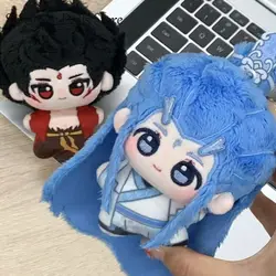 2025 Anime Movie Ne Zha 2 Aobing Nezha 10cm Mini Adorable Soft Plush Doll Starfish Body Pendant Keychain Toys Birthday Present
