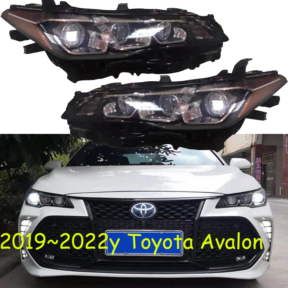 1pcs car bumper headlamp for Toyota Avalon headlight LED 2019~2022y car accessories head lamp for Toyota Avalon fog light