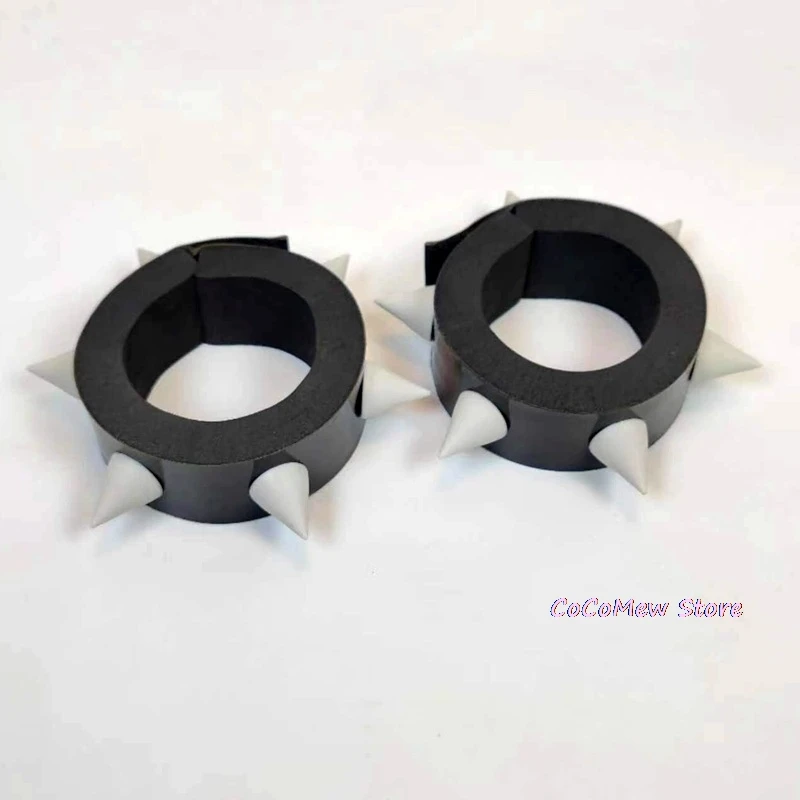 สายรัดข้อมือชุดคอสเพลย์ผู้หญิง Chun Li 1คู่สายรัดข้อมืออนิเมะสำหรับงานปาร์ตี้ฮาโลวีน