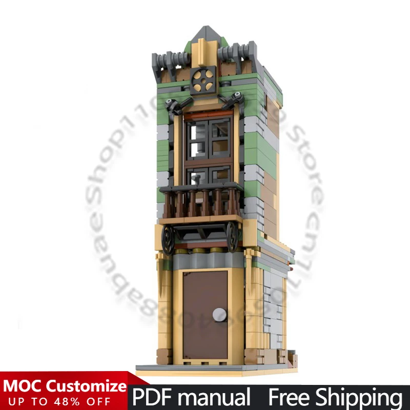 

461 PCS House Street House MOC Customize Modular Building Block Technology Creative Design Model Popular DIY Holiday Toy Gifts