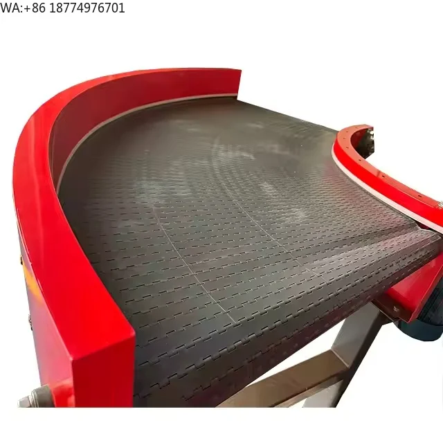 

High Efficiency Automatic Curve Chain Conveyor 90° Truning Conveyor for Food Logistics Industry Heavy Duty Conveyor System