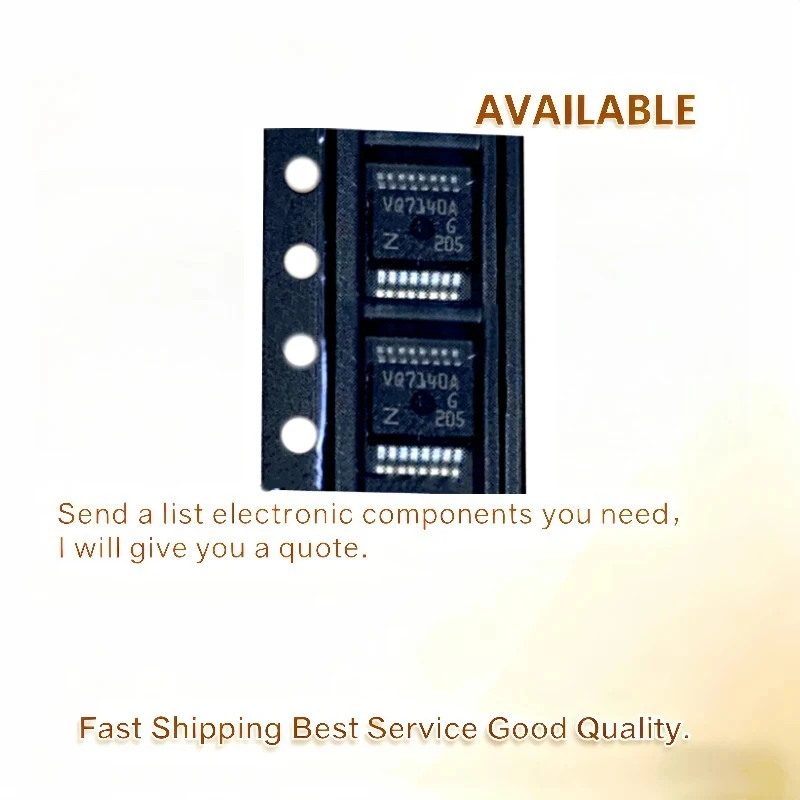 2Pcs/Lot  Brand new original   VQ7140A VNQ7140AJTR SSOP-16 For Automotive Computer board four-channel high-end driver IC Chip