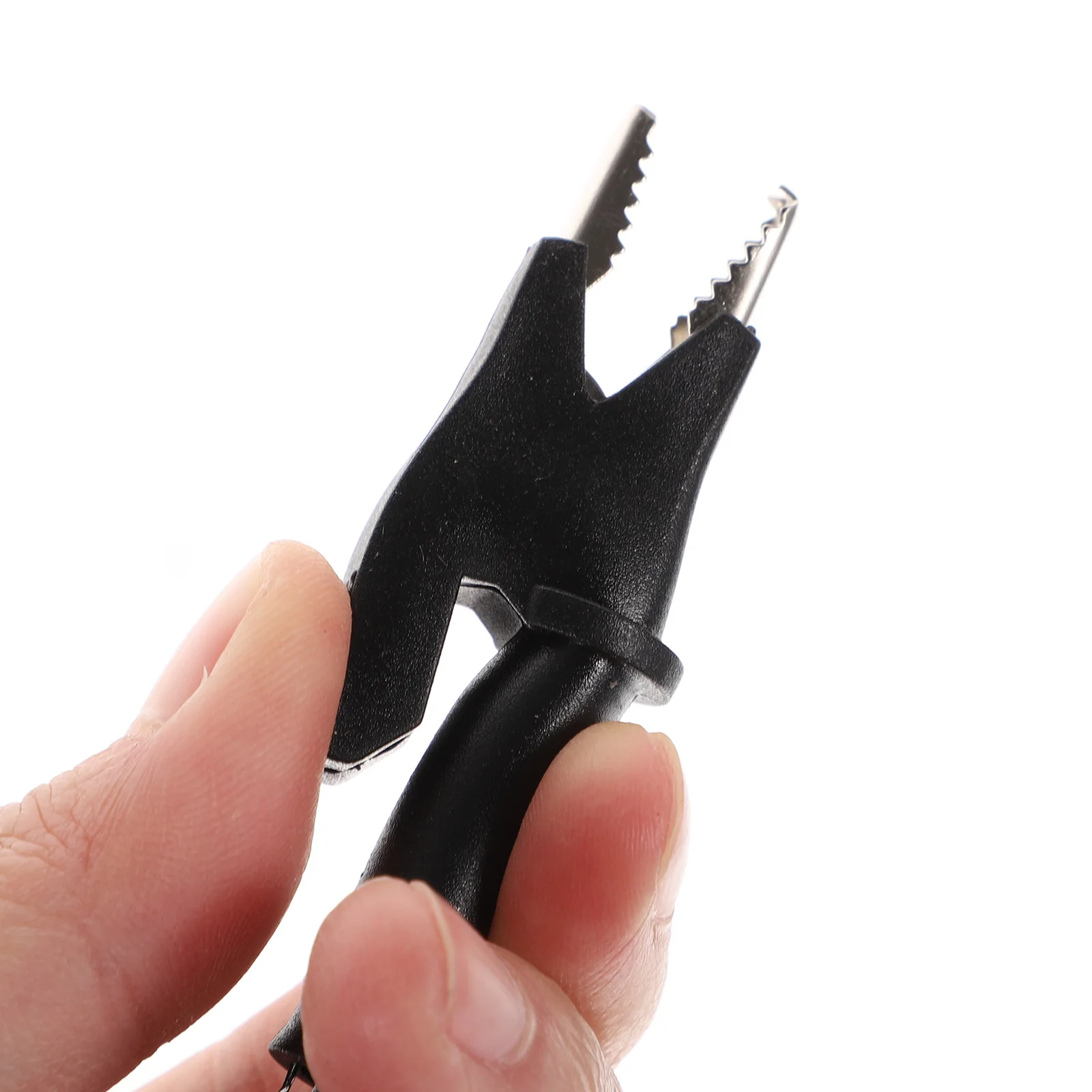 

1Pair Multimeter Test Cable Alligator Clips Durable Copper Rubber Insulated Leads Automotive Electrical Diagnostic Probe