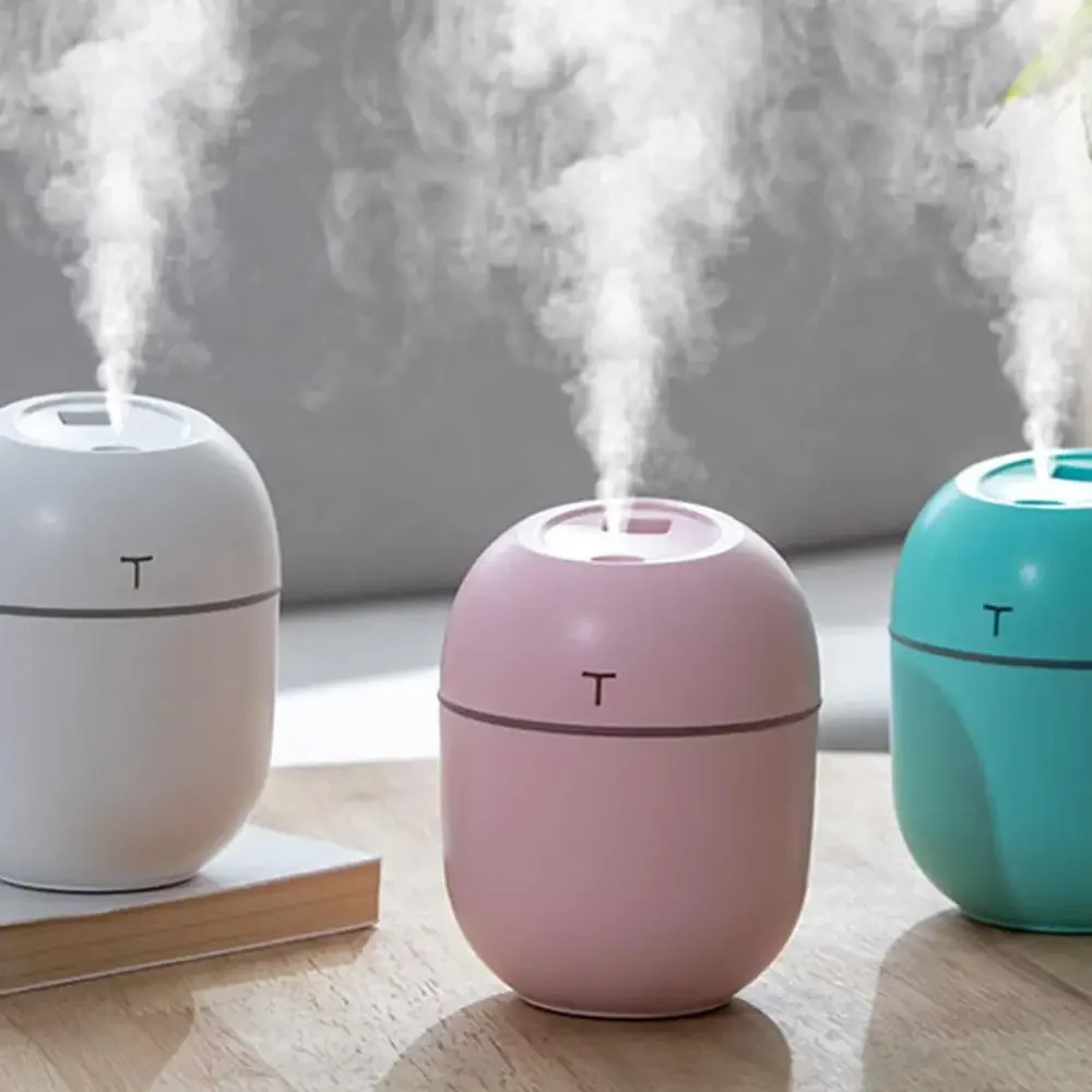 200ml Ultrasonic Mini Air Humidifier Aroma Essential Oil Diffuser USB Fogger with LED Night Lamp Humidifier essential oil Smell