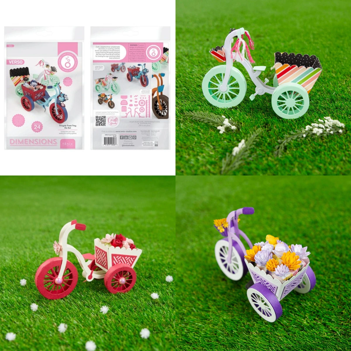 Tricycle Treat Tray 2025 NEW Cutting Dies Scrapbook Diary Decoration Stencil Embossing Template DIY Greeting Card Handmade