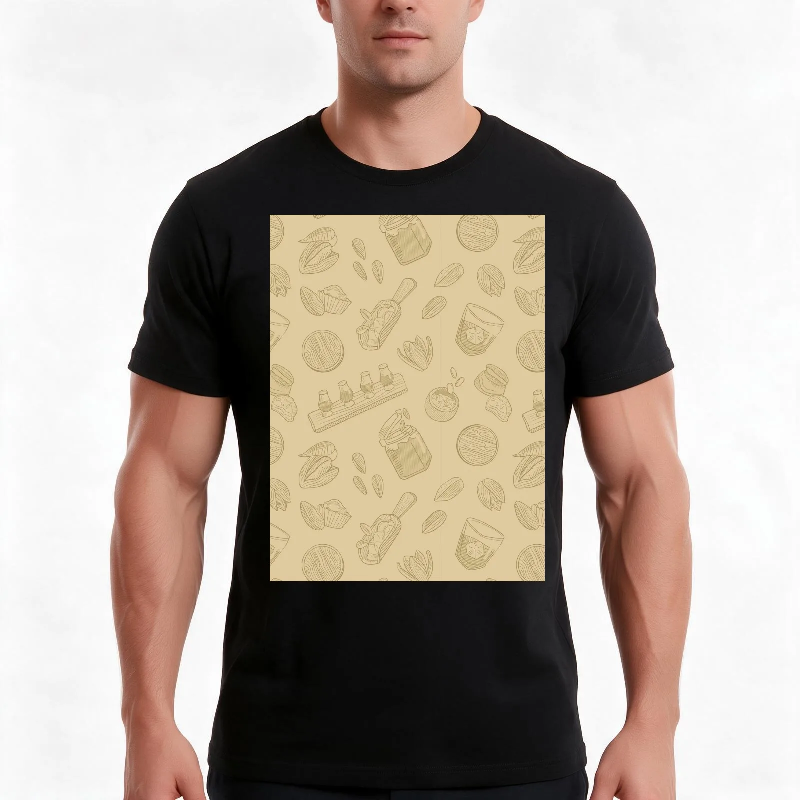 Mash/Pass Four T-Shirt, Summer Casual Cotton Tee, Oversized Streetwear Tops, Vintage Graphic Print, Loose Fit Short Sleeve