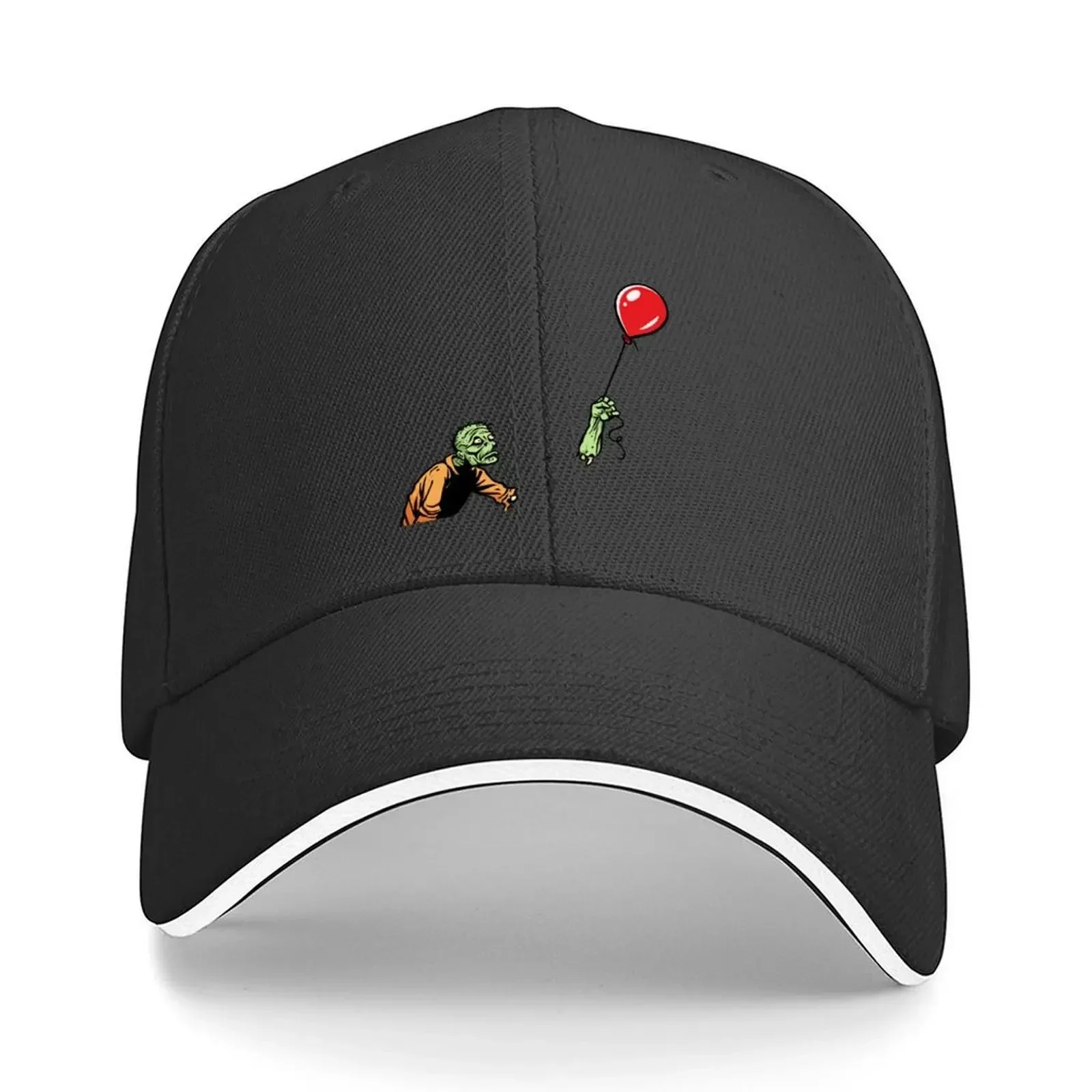 2026 Sad Zombie with Balloon Classic T-Shirt Baseball Cap Golf Hat Man Ball Cap New In Hat beach hat Women's Beach Visor Men's