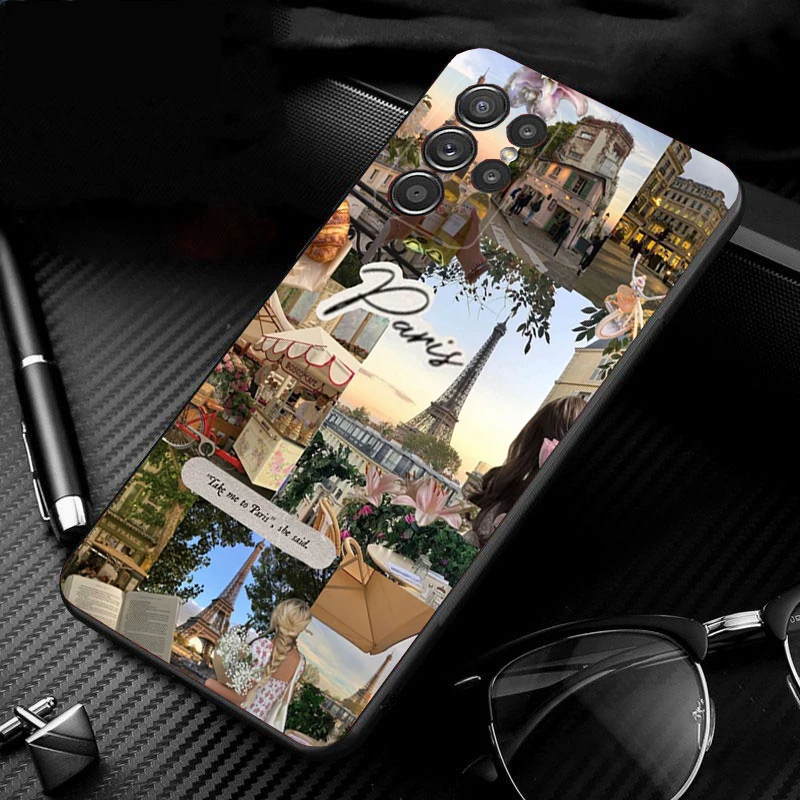 

Paris Phone Case For Samsung Galaxy S25 S24 S23 S22 S21 Ultra S24 S23 S22 S21 S25 Plus S24 S20 FE