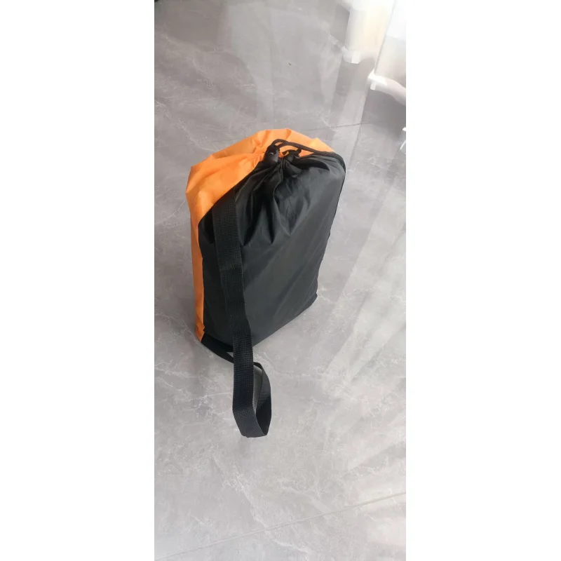 أريكة قابلة للنفخ كسولة محمولة في الهواء الطلق مع وسادة مائية على الشاطئ والعشب وسرير هوائي وحقيبة نوم قابلة للطي #6