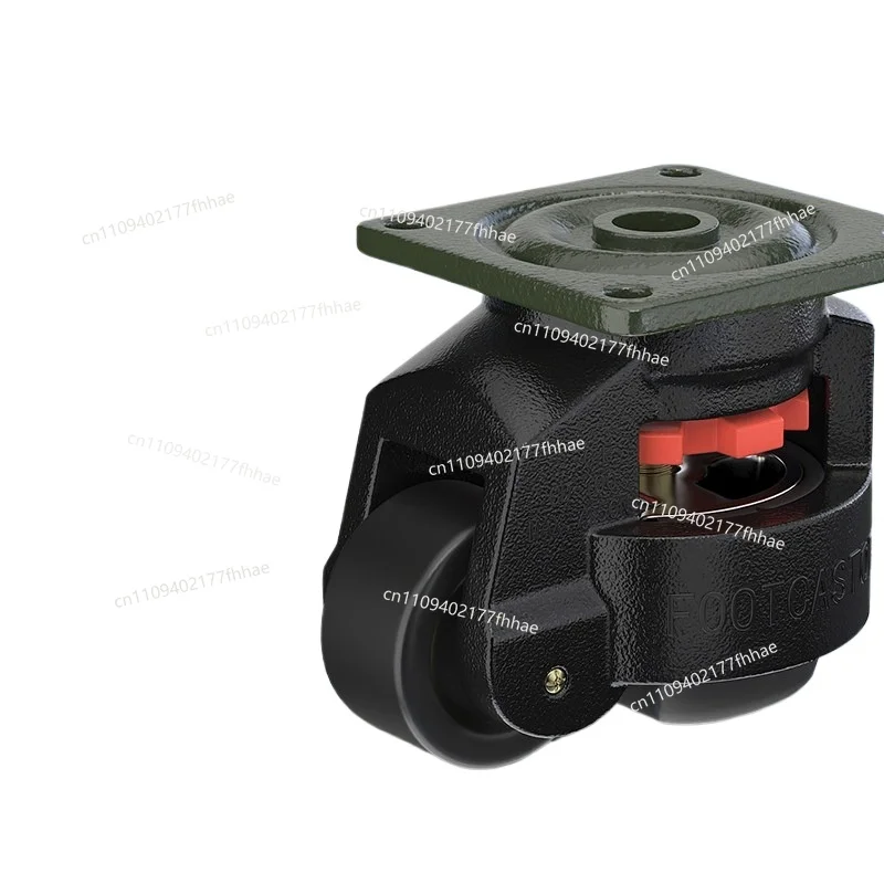40 60 80 100F120FS Horizontal Adjustment Casters Industrial Equipment Universal Wheels Support Wheels