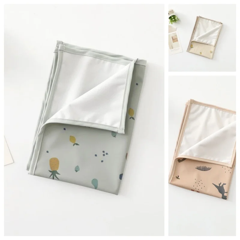 

Children's Waterproof Urine Pad Baby Crib Overnight Super Soft PU Waterproof Urine Pad Baby Washable Urine Pad