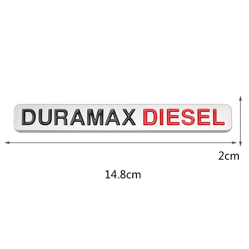 Duramax الديزل المعادن شعارات شارات ملصقات السيارات ل شيفروليه سيلفرادو ZF6 سرعة EFI لايف جي إم سي سييرا أليسون انتقال أفيو