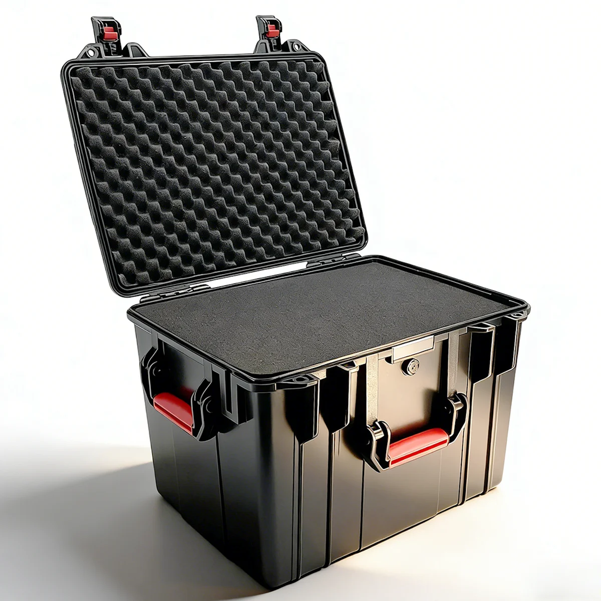 Hard Shell ABS Waterproof Case IP67 Shockproof Plastic Tool Case Square Equipment Flight Carrying Case With Foam