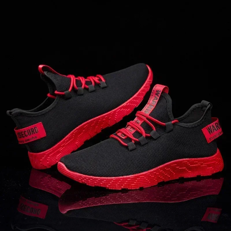 Zapatillas transpirables de malla para hombre con cordones - imagen 5