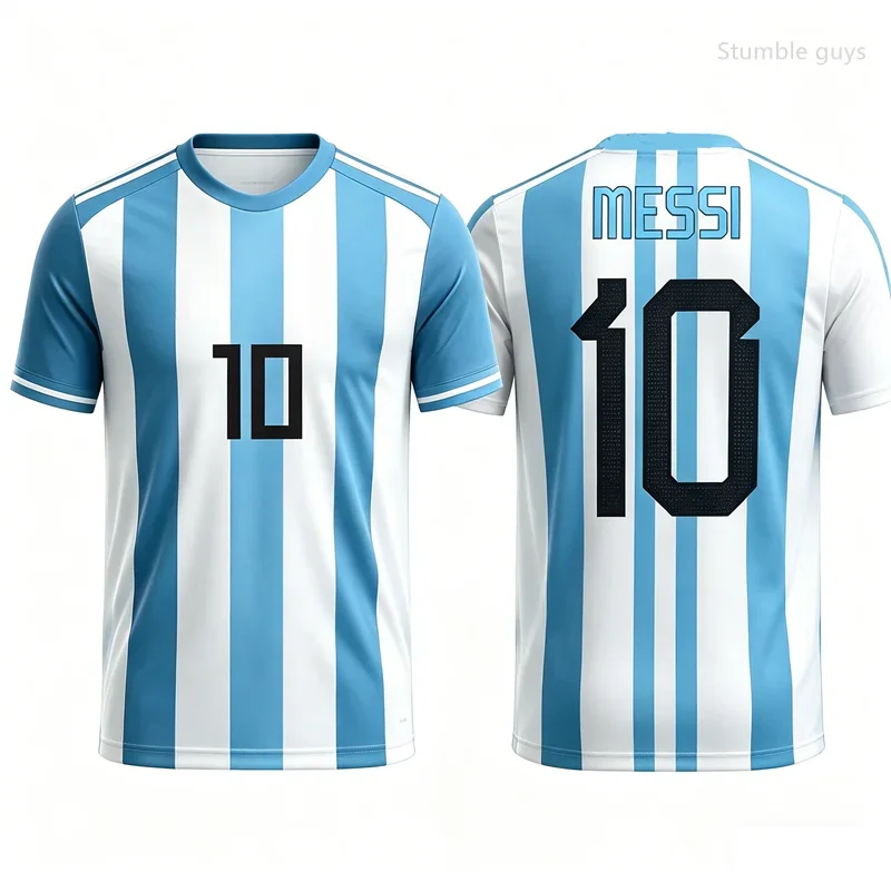 Messi 10 Football Jersey T-Shirt