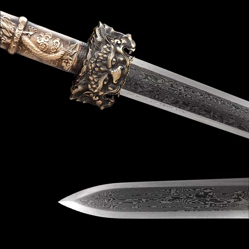 Home Decor,Home Ornament Sword, Full Size Sword for Sale, Chinese Jian,Heavy Sword, ChiLong House Fengshui