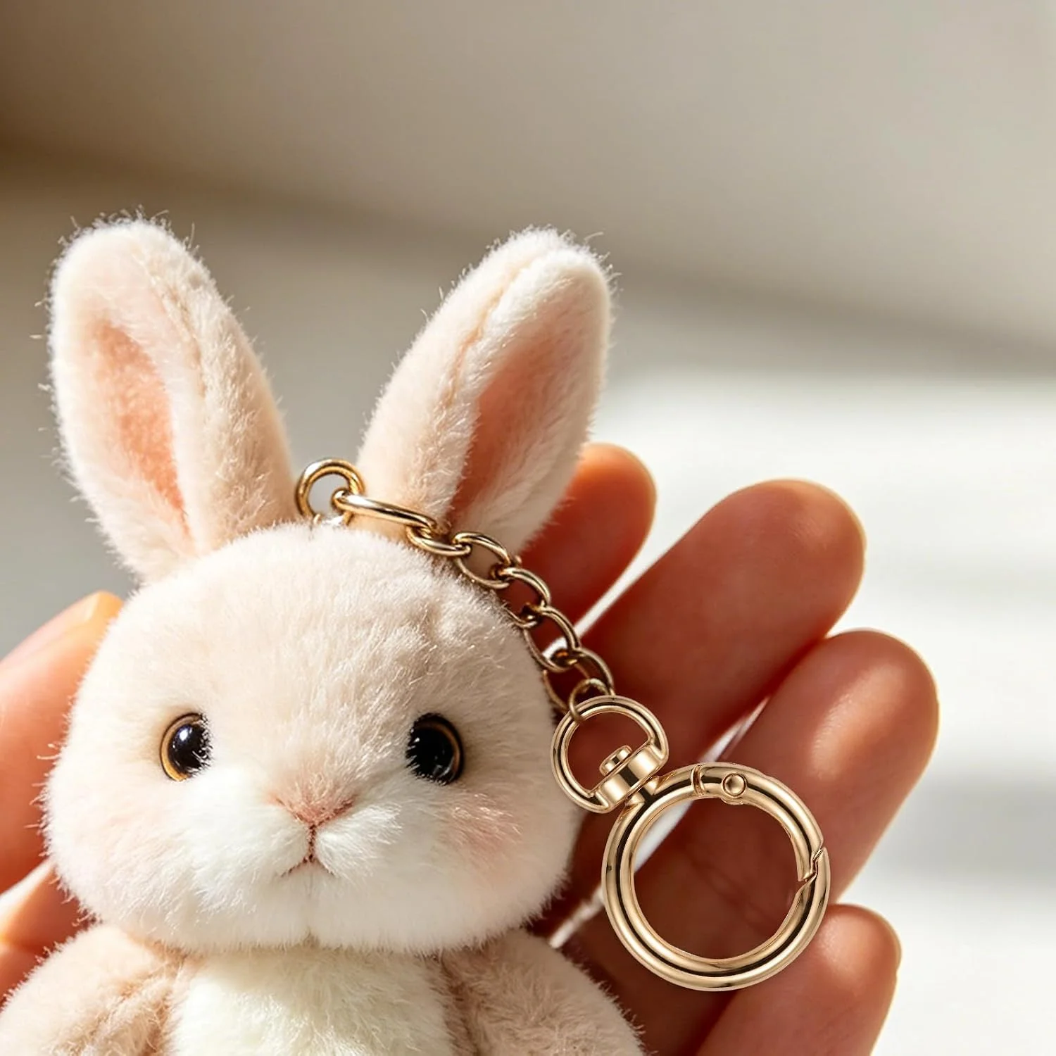 8pcs Round Openable Swivel Metal Spring Key Rings