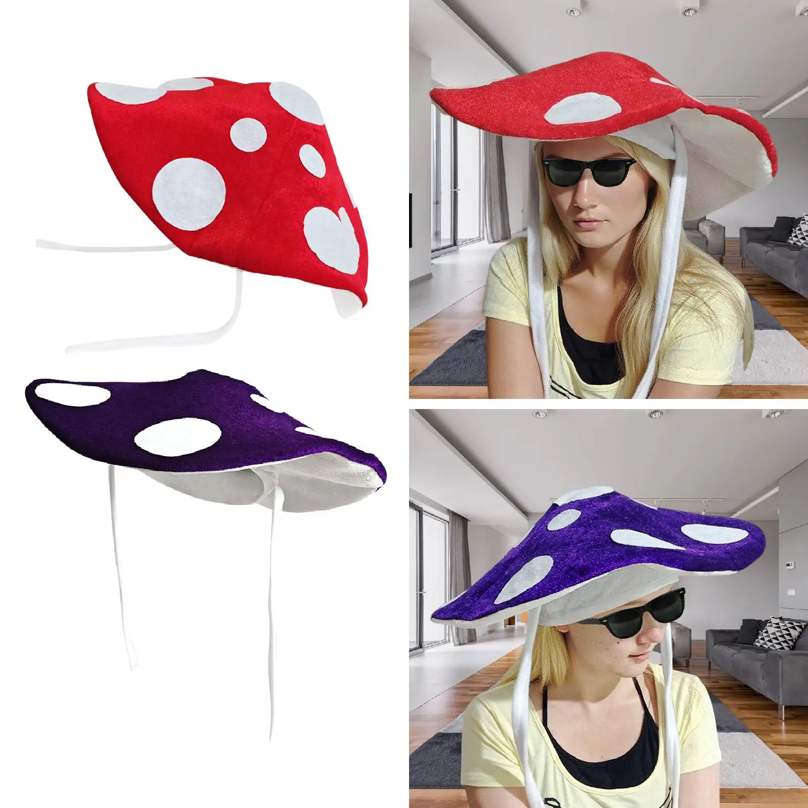 Chapeau champignon, casquette de fête, carnaval, photographie, Costume, accessoire de Cosplay