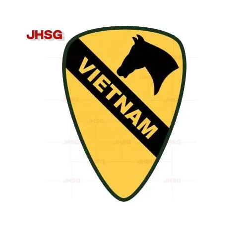 US Army First Cavalry Safety Helmet Stickers-